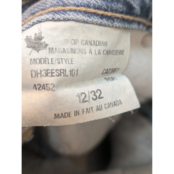 Denver Hayes Jeans Women's 12x32 Blue Straight Leg‎ Classic Denim Canada - Picture 2 of 14